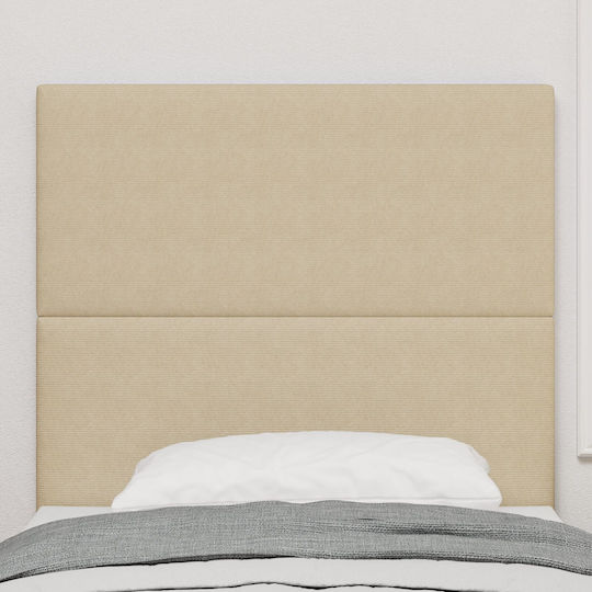 vidaXL Fabric Bed Headboard Soft Green Gray 80x128cm