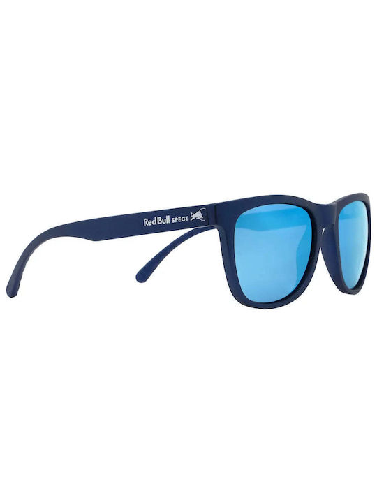 Red Bull Spect Unisex Sunglasses with Blue Plastic Frame and Blue Lens