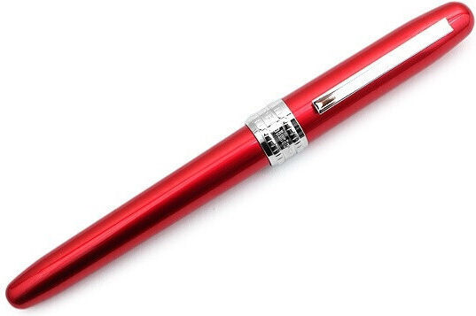 Platinum Plaisir Fountain Pen Fine Aluminum with Black Ink