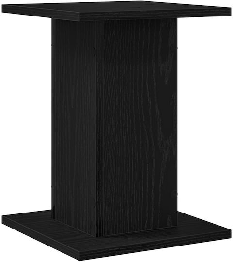 Vidaxl Στήρες Ηχείων 2 Τμχ Μαύρη Δρυς 30x30x40 Εκ Φτιαγμένοι Ξύλο