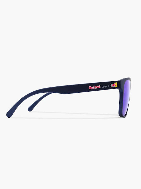 Red Bull Spect Unisex Γυαλιά Ηλίου με Navy Μπλε Κοκκάλινο Σκελετό και Μπλε Polarized Καθρέφτη Φακό EARLE-005P