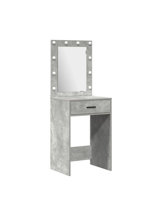 Schminktisch Hölzern Grey mit Spiegel 50x41x135cm