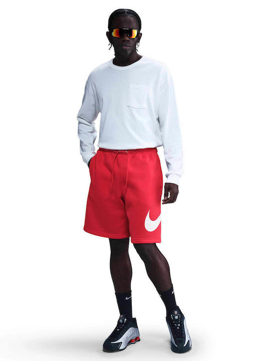 Club Sports Men's Bermuda Shorts Red