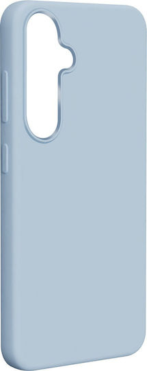 Etteri Umschlag Rückseite Silikon / Gehärtetes Glas Blau (Galaxy S25)