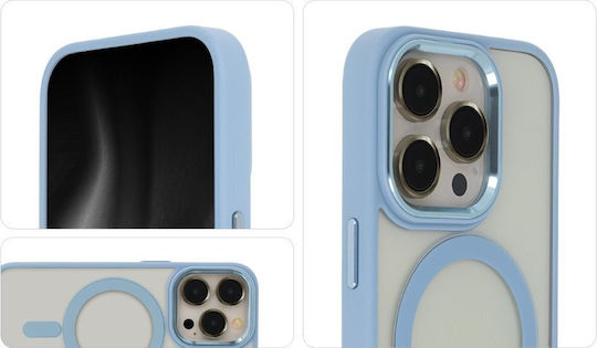 TectoShield Umschlag Rückseite Silikon Blau (iPhone 15 Pro Max)