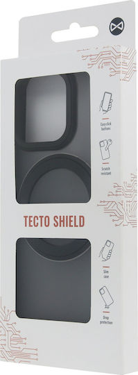 TectoShield Umschlag Rückseite Schwarz (Galaxy A54)