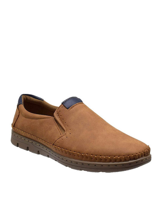 Men's Synthetic Leather Moccasins Black