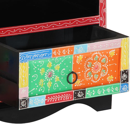 TV Console Made of Solid Wood Multicolour M80xL35xH50cm 4017570