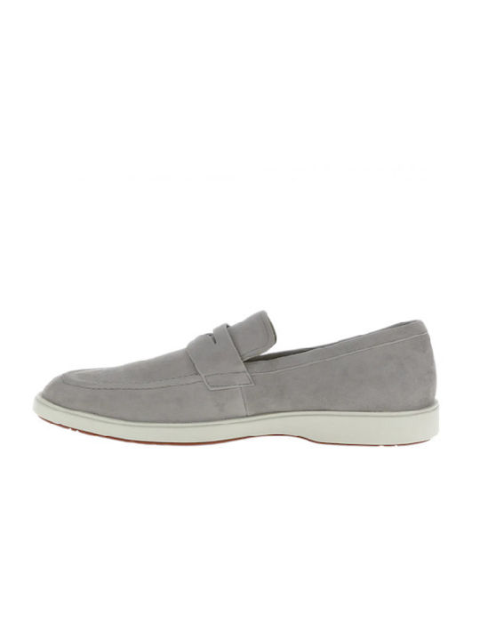 Men's Suede Moccasins Gray