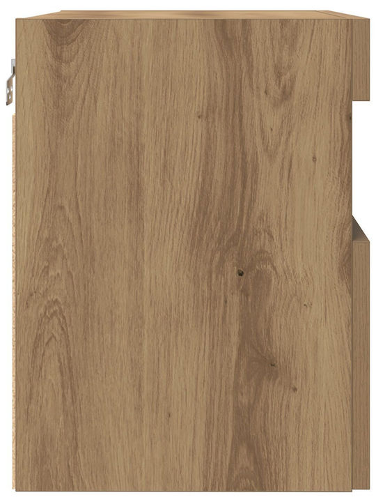 Έπιπλο Τηλεόρασης με Φωτισμό LED Artisan Oak Μ60xΠ30xΥ40cm