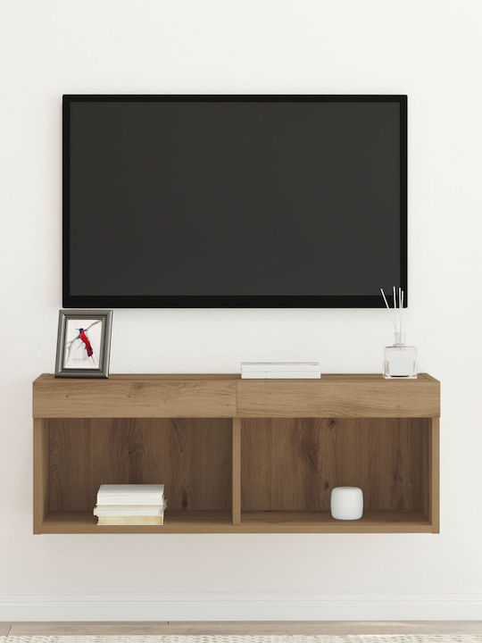 TV-Ständer mit LED-Beleuchtung Braune M80xT30xH30cm