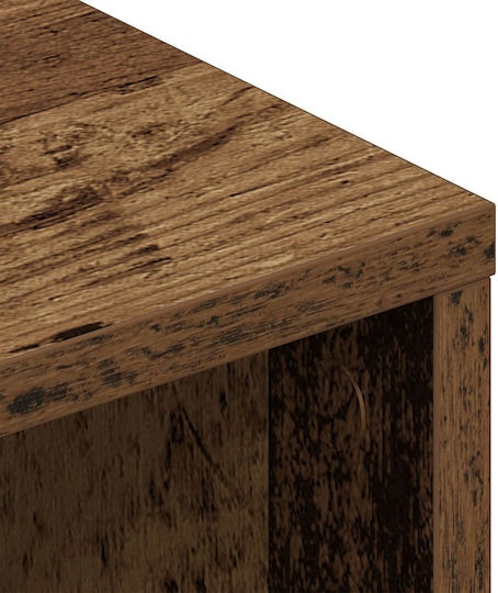 TV-Ständer mit Rädern aus Alt-Holz M90xT35xH35cm