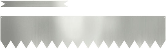 vidaXL Μεταλλική Μπορντούρα Κήπου