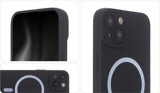 TectoShield Umschlag Rückseite Silikon Schwarz (Galaxy A14)