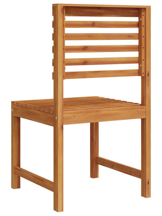 Scaun de exterior Lemn Maro cu pernă 2buc 50x50x91cm