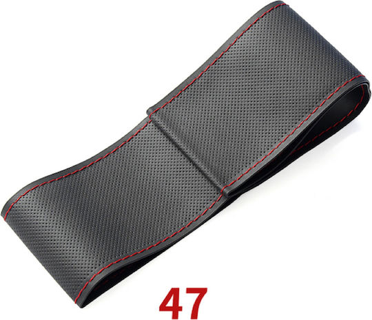 Maxeed Car Steering Wheel Cover Tailored with Diameter 47cm Leather Black