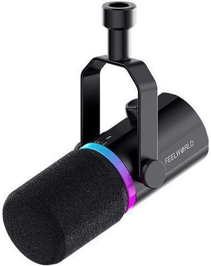 FeelWorld PM1-AS Δυναμικό Μικρόφωνο XLR / USB Επιτραπέζιο για Φωνητικά