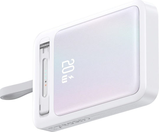 Usams XM Series CD219 MagSafe Power Bank 10000mAh 22.5W με Θύρα USB-C Λευκό