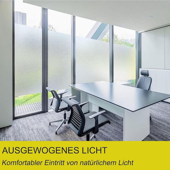 Frosted Window Film Privacy Self-Adhesive UV Protection 60x400 cm