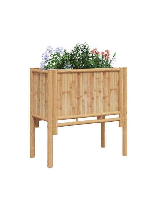 vidaXL Саксия Бамбук Кафяв 70x35x70см.