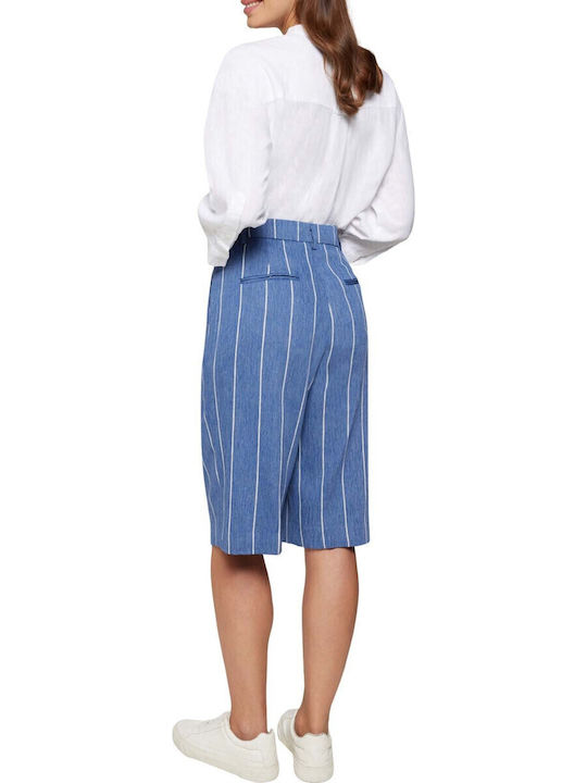 B. Copenhagen Women's Linen Blue Bermudas