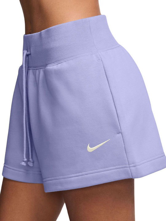 Phoenix Fleece Γυναικείο Ψηλόμεσο Αθλητικό Σορτς Purple / Lilac Ice