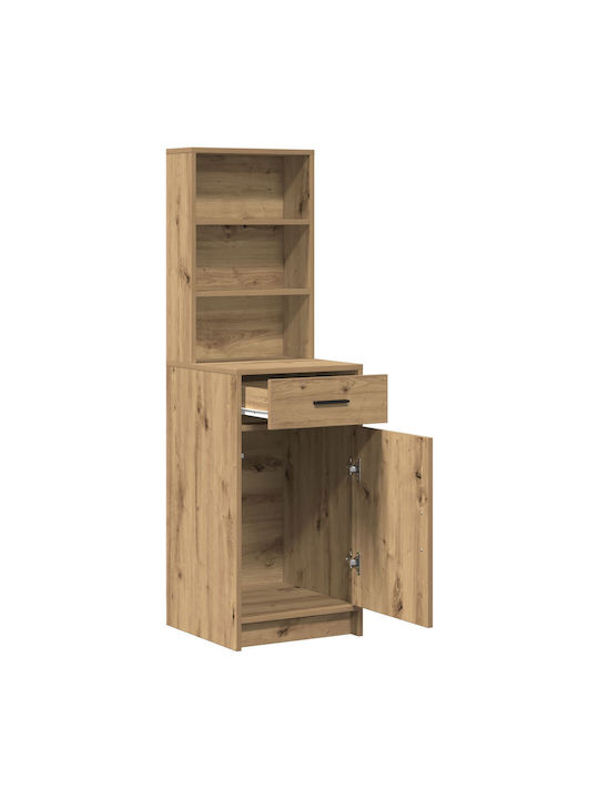 Μπουφές Ξύλινος με Συρτάρια Artisan Oak 40x41x135cm