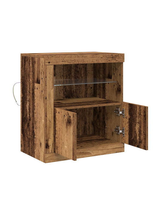 Sideboard made of Solid Wood Old Wood 60.5x37x67cm
