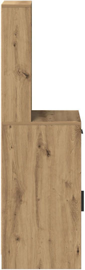 Μπουφές Ξύλινος με Συρτάρια Artisan Oak 40x41x135cm