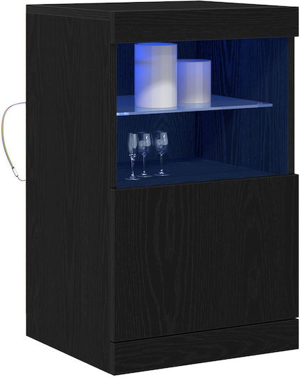 Мебели за съхранение дървен с чекмеджета Black Oak 41x37x67см