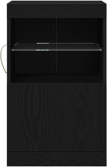 Мебели за съхранение дървен с чекмеджета Black Oak 41x37x67см