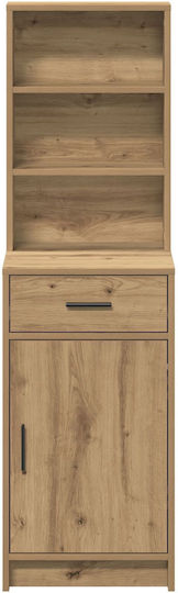 Μπουφές Ξύλινος με Συρτάρια Artisan Oak 40x41x135cm