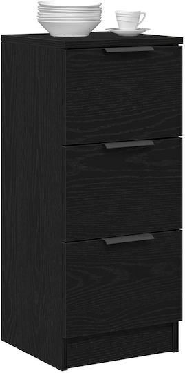 Μπουφές mit Schubladen Black Oak 30x30x70cm