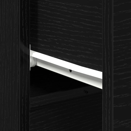 Μπουφές mit Schubladen Black Oak 30x30x70cm