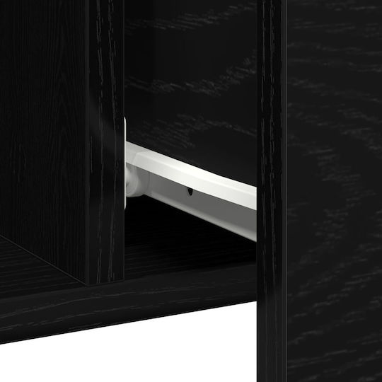 Мебели за съхранение с чекмеджета Black Oak 100x36x60см