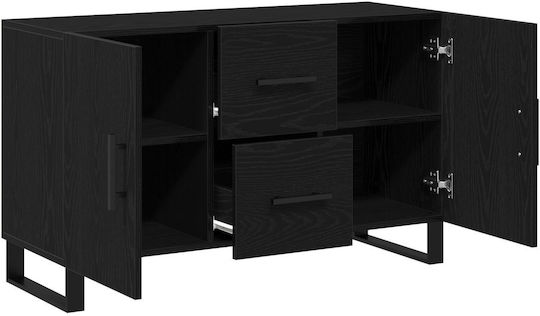 Мебели за съхранение с чекмеджета Black Oak 100x36x60см
