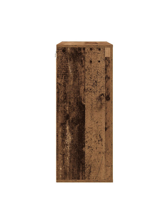Wall Living Room Cabinet Made of Reclaimed Solid Wood 80x33x80cm
