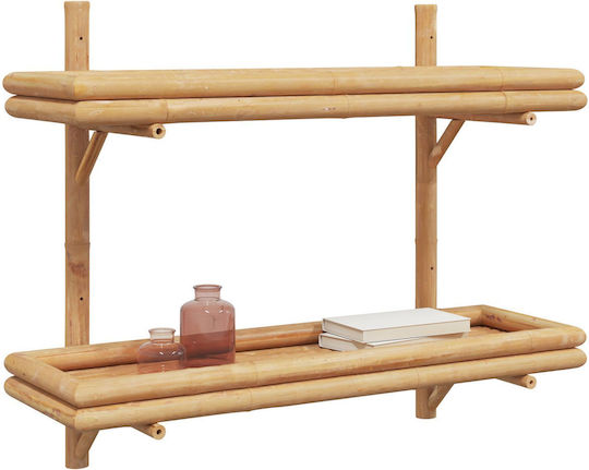 Wandregal aus Bambus 75x26x60cm