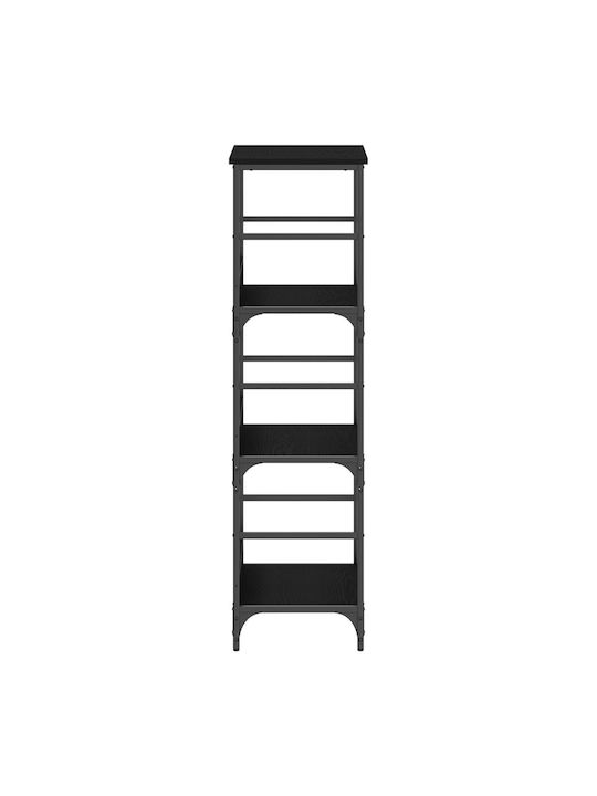 Bibliothek Schwarz Eiche 50x33x117,5cm