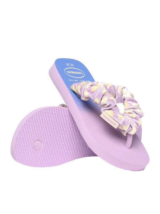 Kids' Flip Flops Purple Fantasy