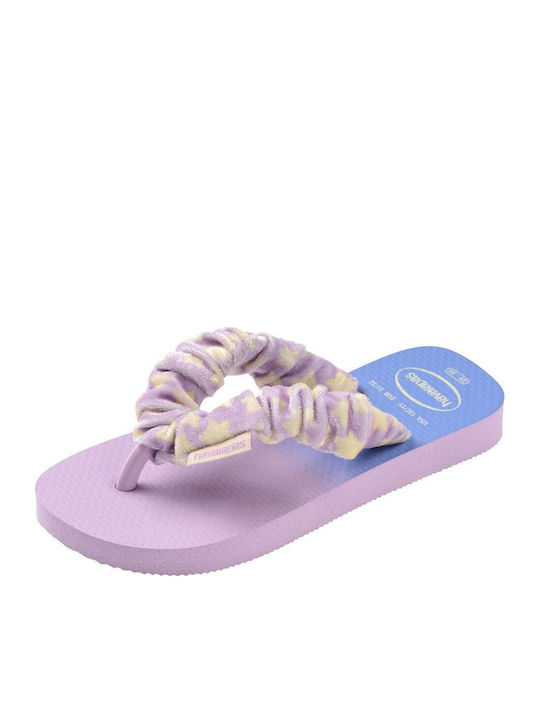 Kids' Flip Flops Purple Fantasy