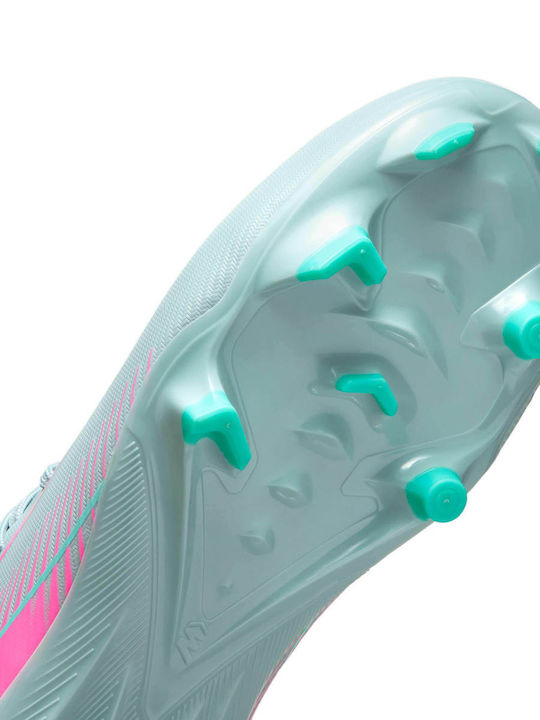 Jr Zoom Vapor 16 Academy Fg FG Kids Soccer Cleats Molded Blue