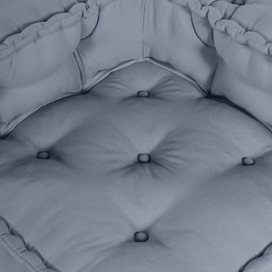 Bean Bag Chair Waterproof Gray 70x70x54cm
