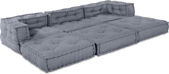 Bean Bag Chair Waterproof Gray 70x70x54cm