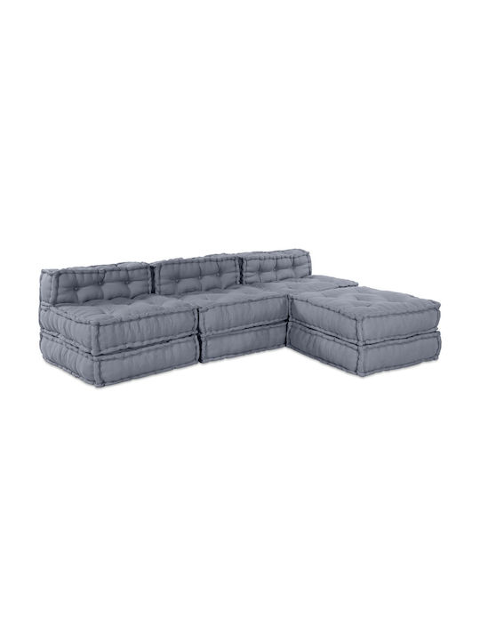 Bean Bag Chair Waterproof Grey 70x70x36cm
