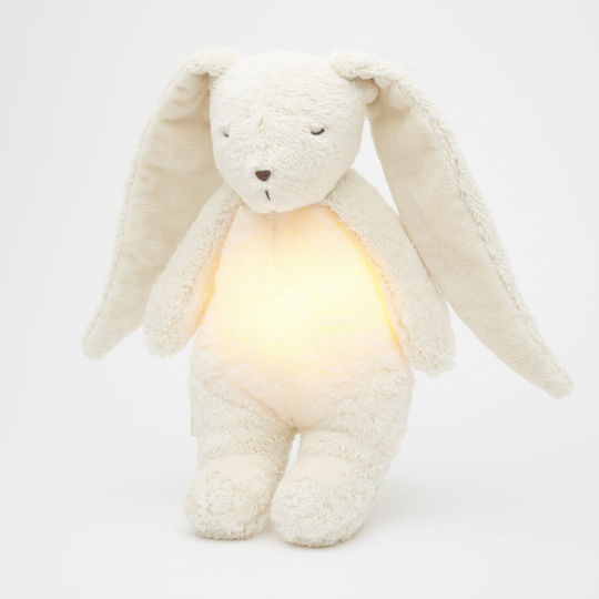 Moonie Animăluț The Humming Bunny din Țesătură Cu senzor de plâns pentru 0++ Luni