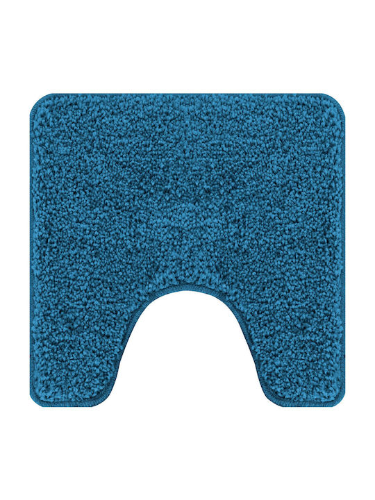 vidaXL Non-Slip Bath Mats Set Microfiber 4019863 Blue 2pcs