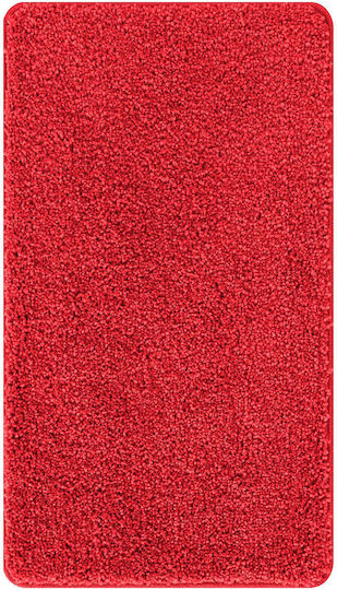 vidaXL Non-Slip Bath Mat Cotton 4019848 Red 70x120cm