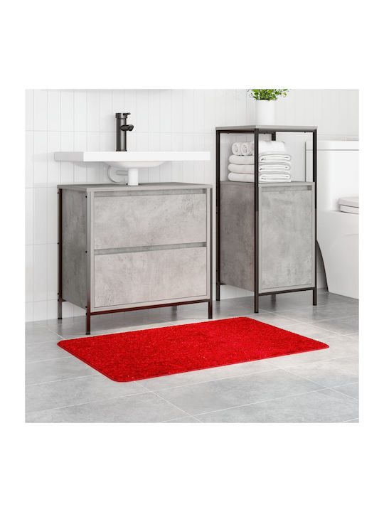 vidaXL Non-Slip Bath Mat 4019838 Red 60x90cm