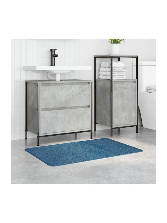vidaXL Non-Slip Bath Mat 4019843 Blue 60x90cm